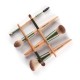 Набір пензликів для нанесення косметики в зеленому тубусі BRUSH TUBE MAKEUP SET