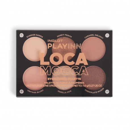 Палітра з тінями для повік PLAYINN LOCA MOCCA